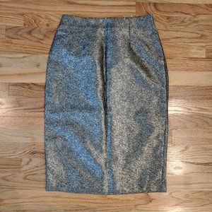 New gold pencil skirt